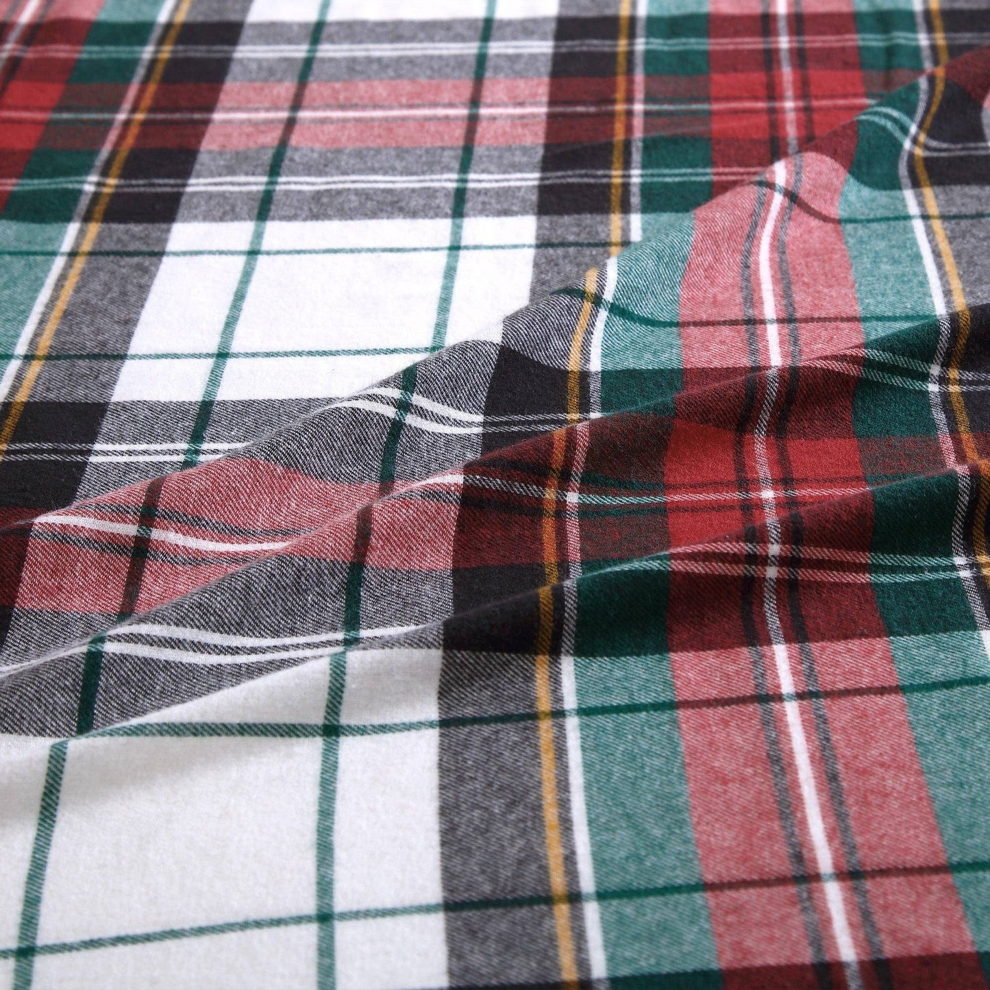 Spencer Plaid Sheet Set: Twin / Red