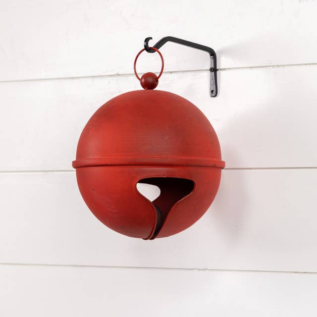 9" RED SLEIGH BELL