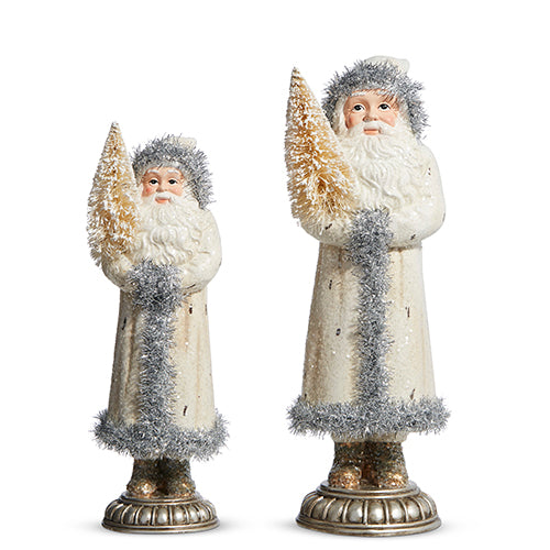 Ivory Santa with Silver