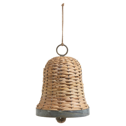 BASKETWEAVE BELL ORNAMENT