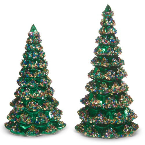 Green Sequined Tree