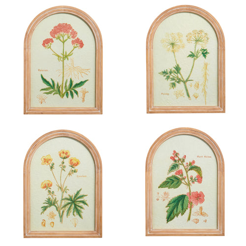 Floral Arched Framed Wall Art