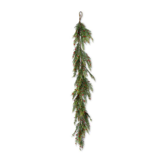 Pine Pepper Berry Real Touch Garland