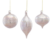 Mercury Glass Glitter Ornament
