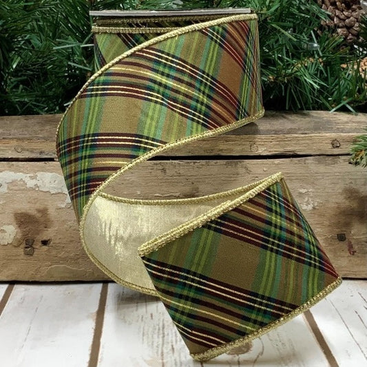 Abbey Lane Plaid Ribbon