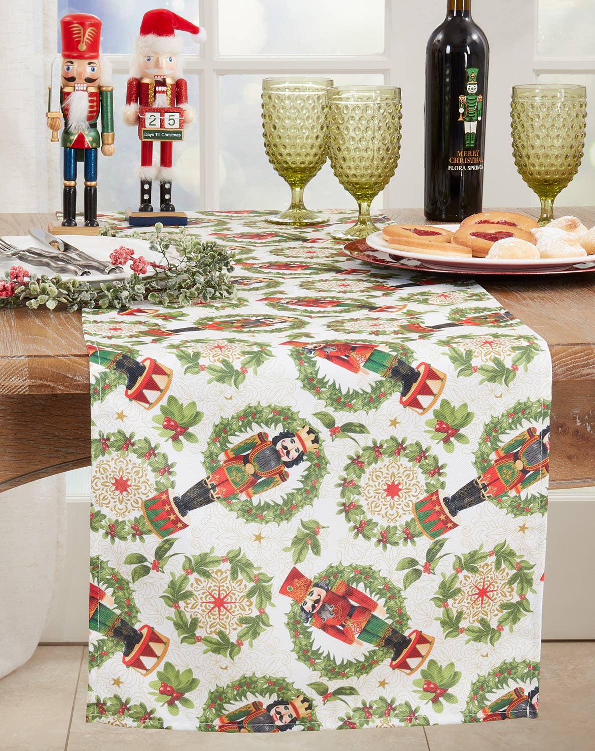 Nutcracker Holiday Table Runner: 16x70