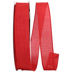 Red Everyday Linen Ribbon