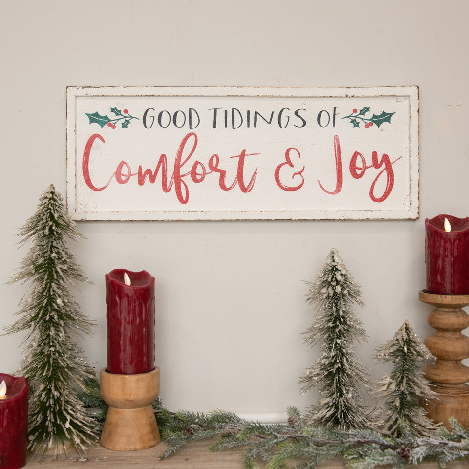 24" GOOD TIDINGS SIGN