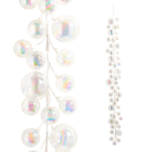 4' IRIDESCENT BALL GARLAND