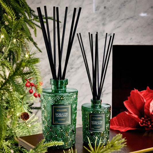 NOBLE FIR GARLAND REED DIFFUSER Voluspa