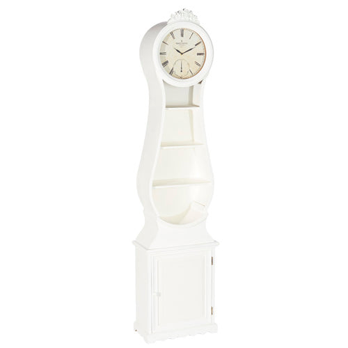 Large White CLOCK SHELF