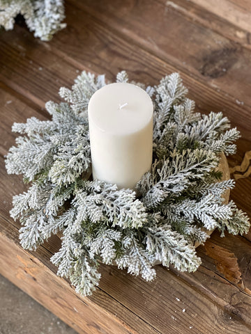 Avalanche Pine Candle Ring | 12"