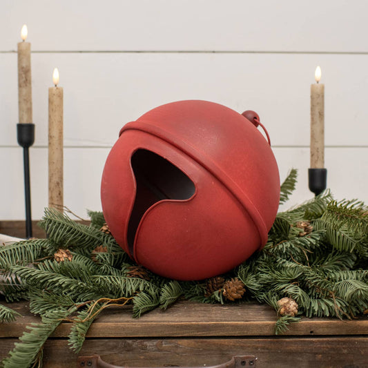 9" RED SLEIGH BELL