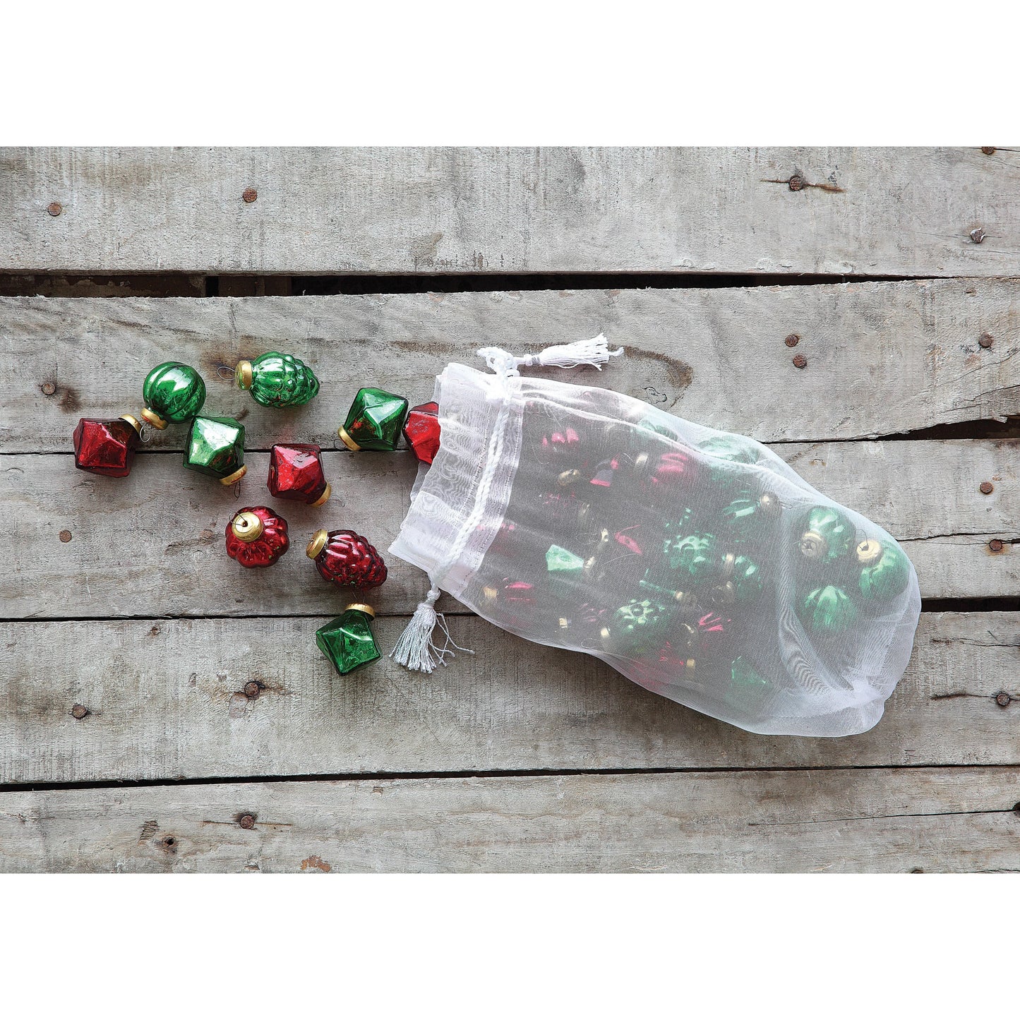 Embossed Ornaments in Bag