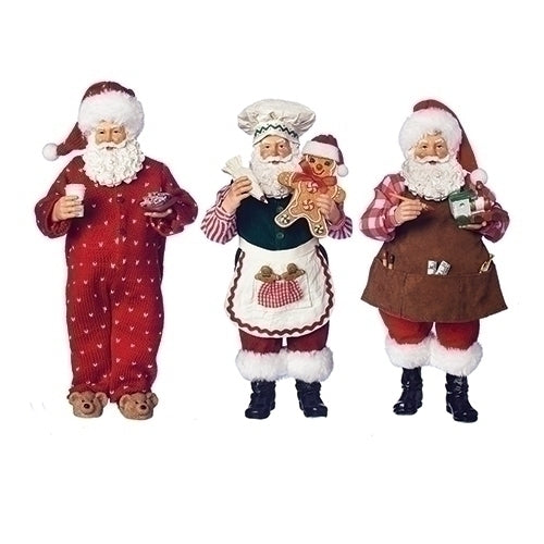 FABRIC MACHE SANTA