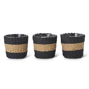 Soy Candles w/Black Wicker Sleeve