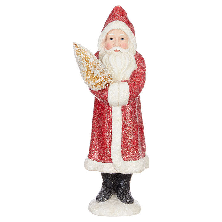 Red Glitter Santa