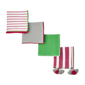 CHRISTMAS WAFFLE TOWEL SET