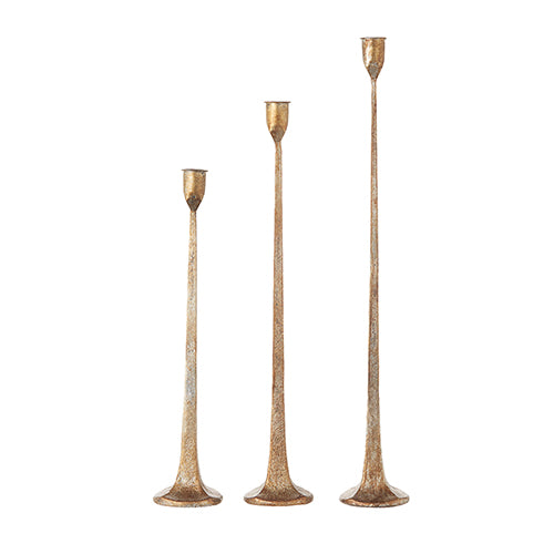 GOLD CANDLE STICK SET