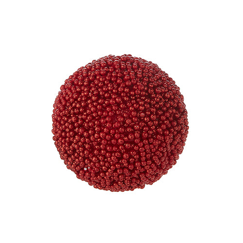NATURAL RED BERRY BALL ORNAMENT