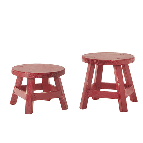 RED STOOL RISER