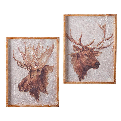 WILDLIFE TEXTURED PAPER FRAMED WALL ART