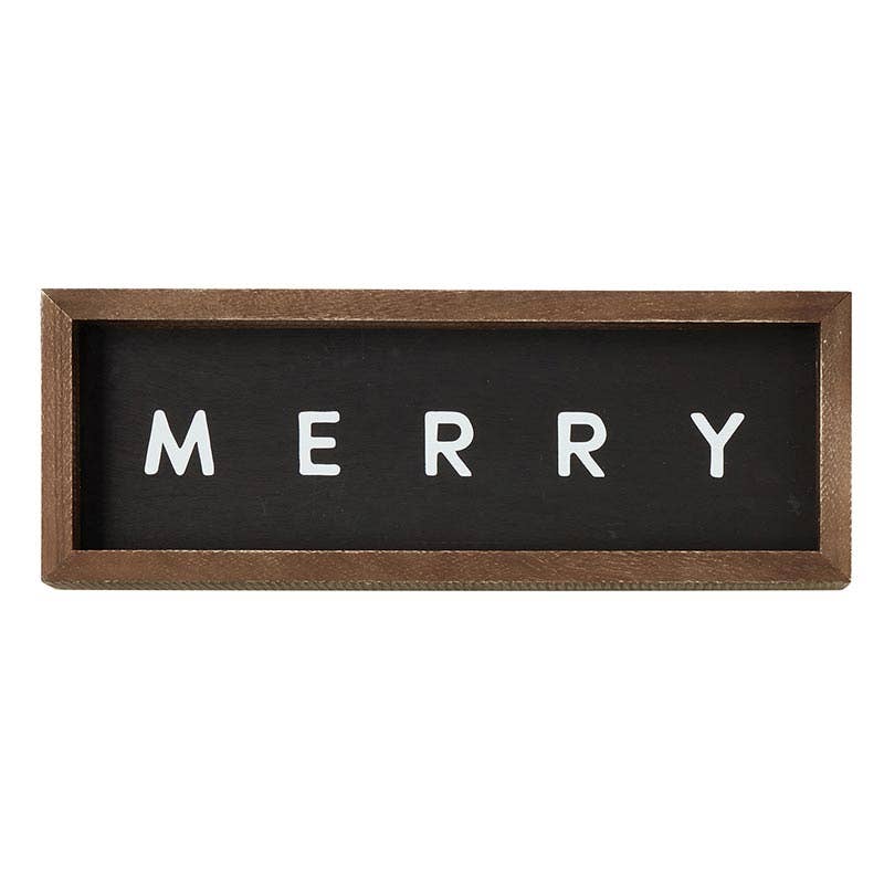 Wood Sign - Merry