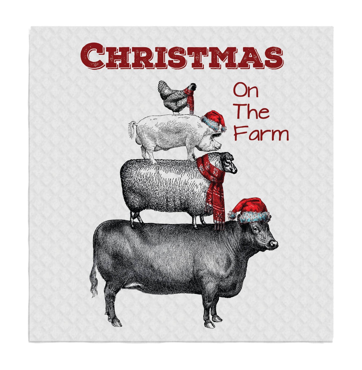 Christmas on the Farm , SWEDISH DISH CLOTHS