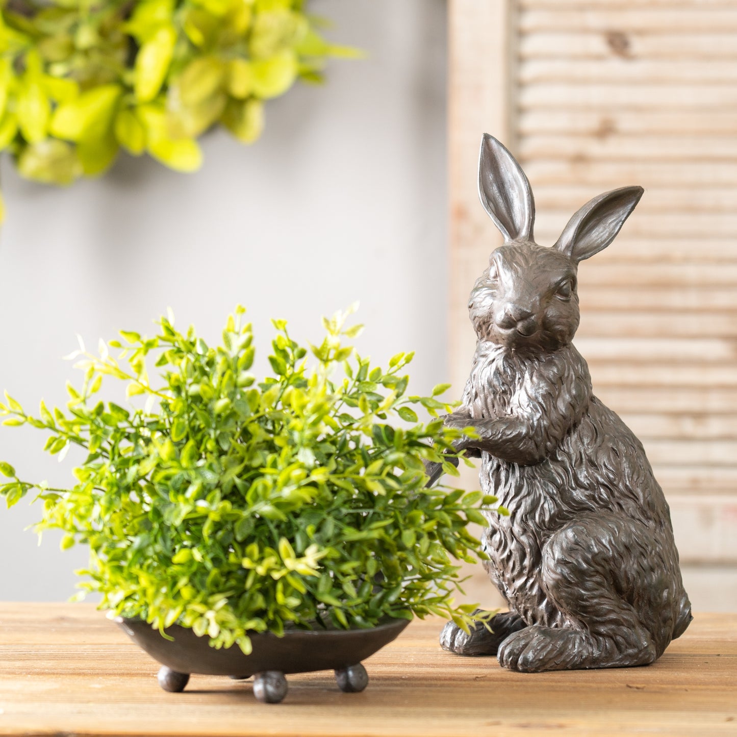 Rabbit with Leaf