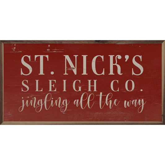 St. Nick's Sleigh Co. Red