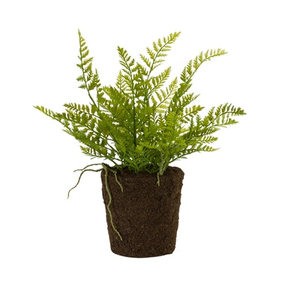 POTTED FERN BUSH 15”H