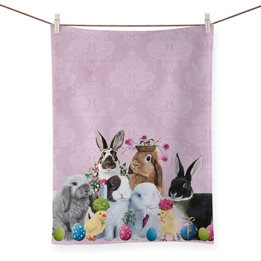 Easter Fluffle, Tea Towel