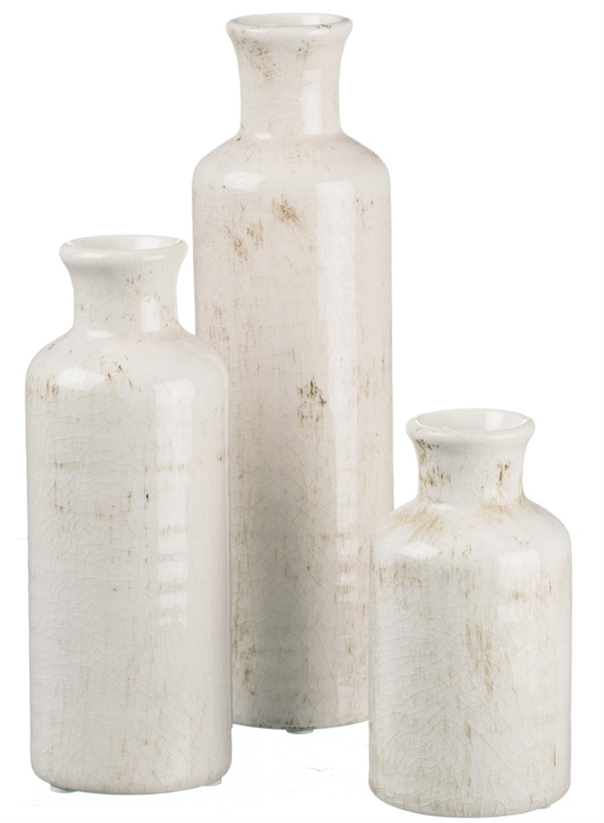 Bottle Vase Set Ivory