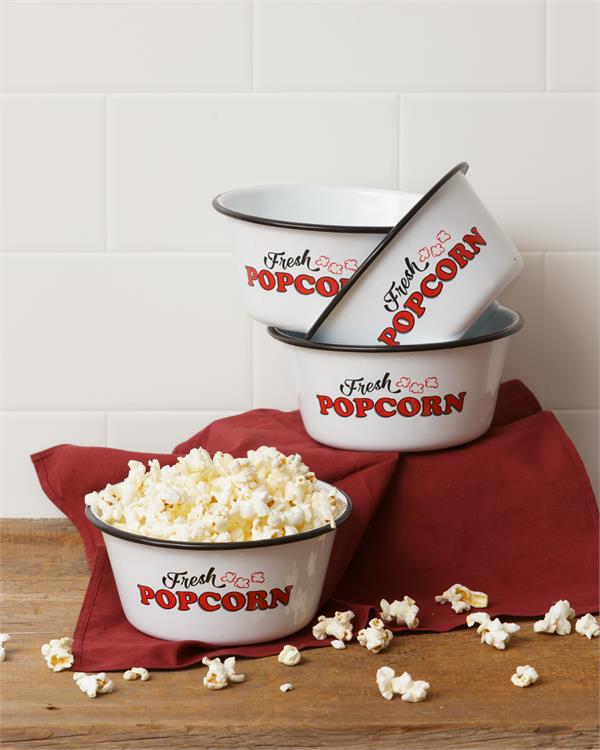 Enamelware - Popcorn Bowls