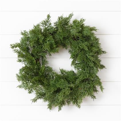 Real Feel Cedar Wreath