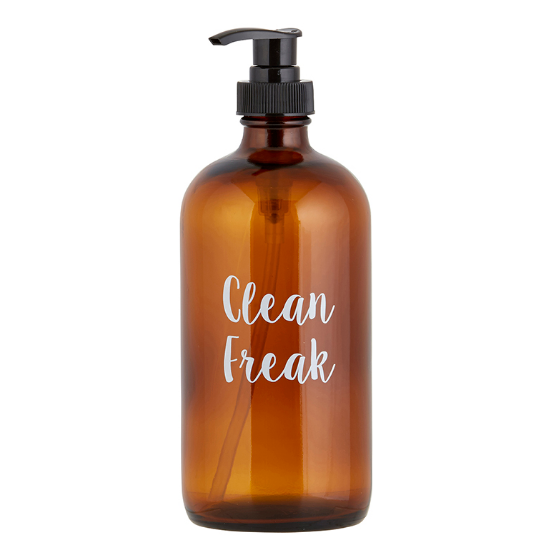 Clean Freak Amber Soap Dispenser