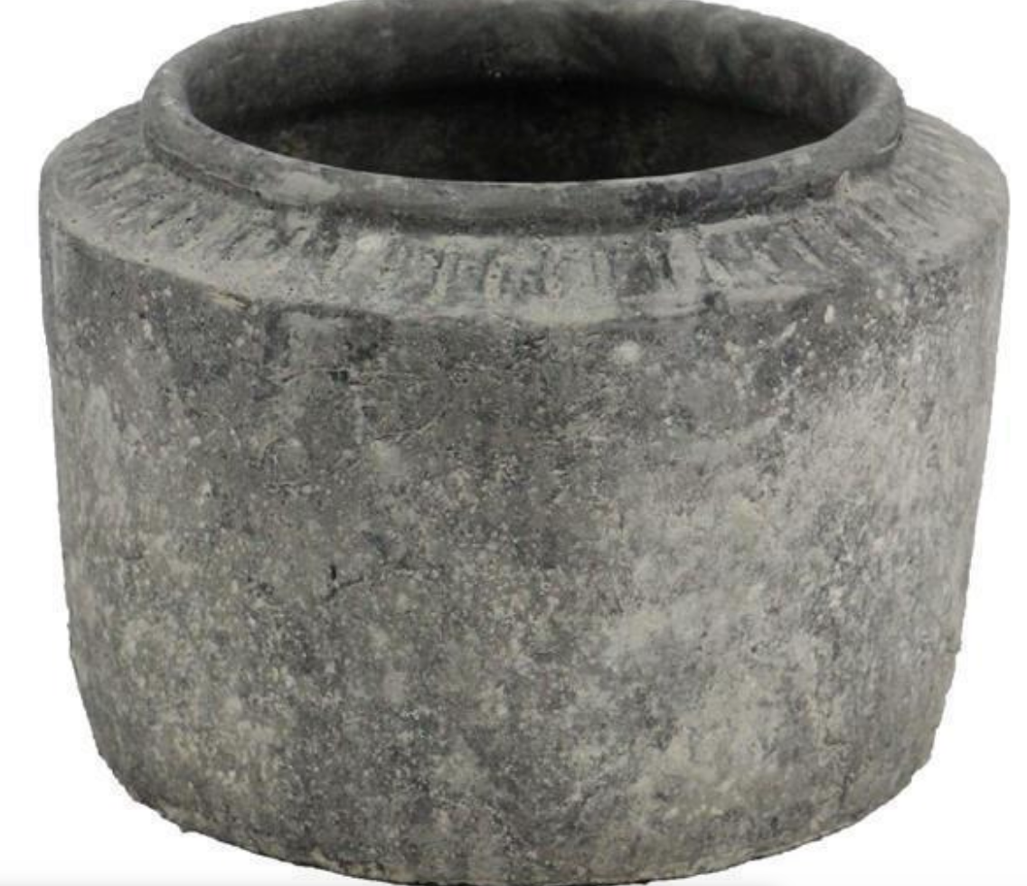 CEMENT POT GREY