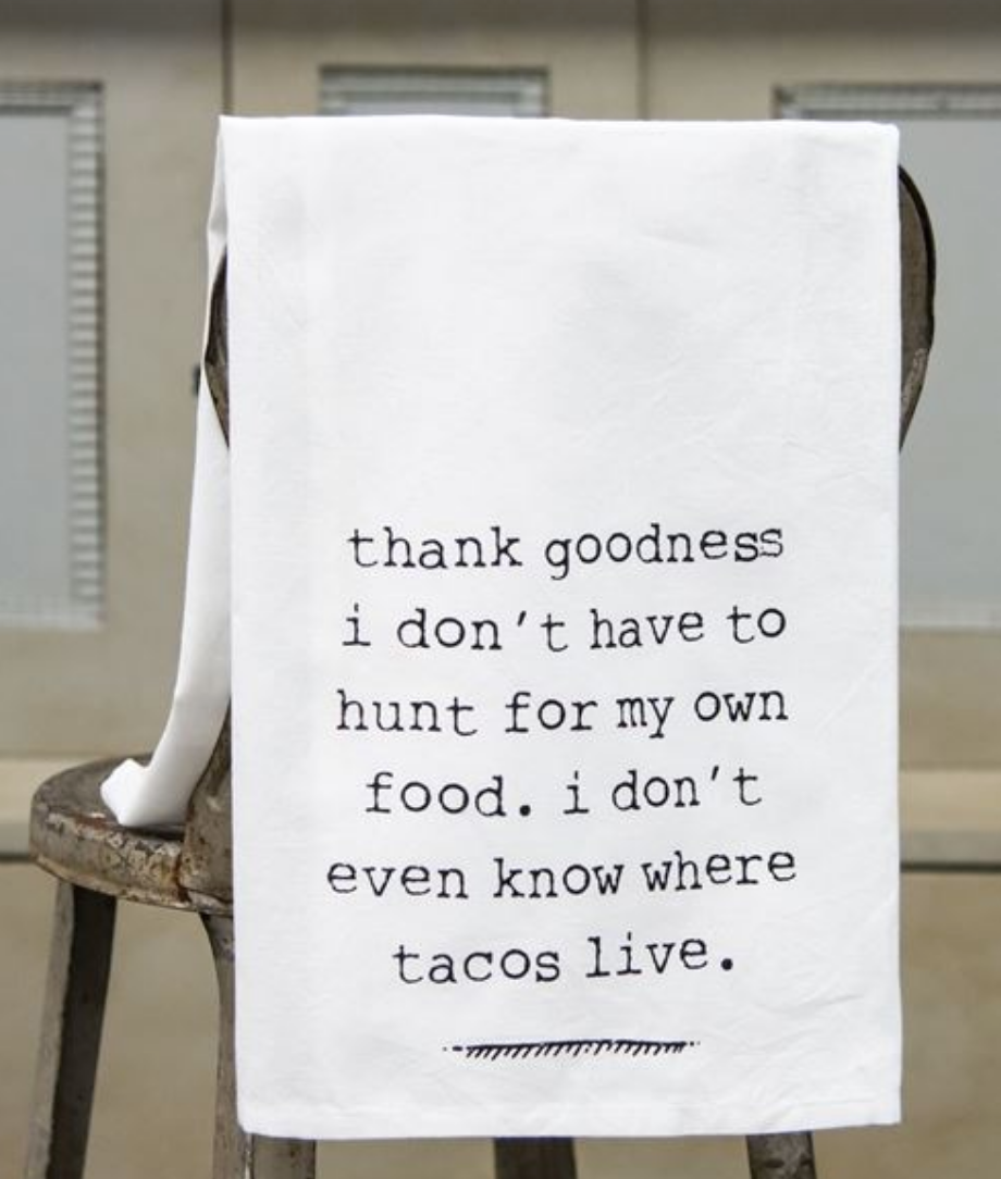 Tacos Dish Towel