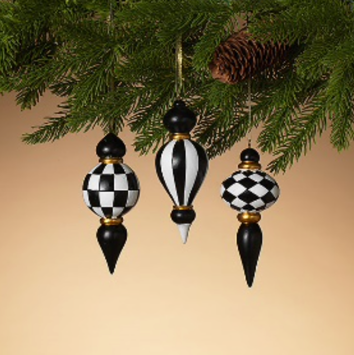 Hand Blown Harlequin Ornament