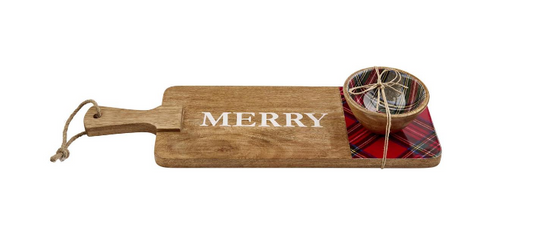 Tartan Board and Dip Set