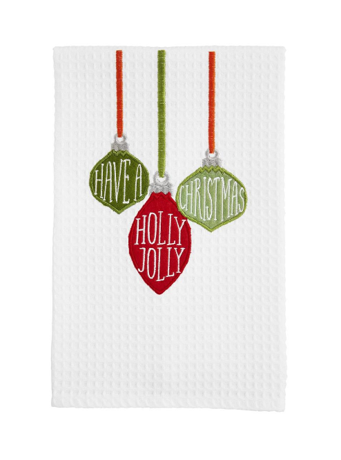 Christmas Waffle Towel