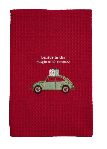 Christmas Waffle Towel