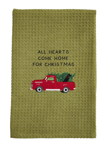 Christmas Waffle Towel