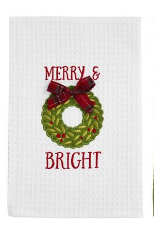 Christmas Waffle Towel