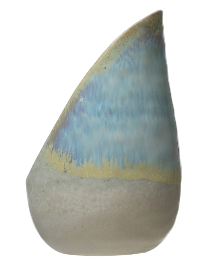 Stoneware Spoon Rest with Glaze