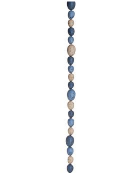 Blue/Cream Easter Egg Garland