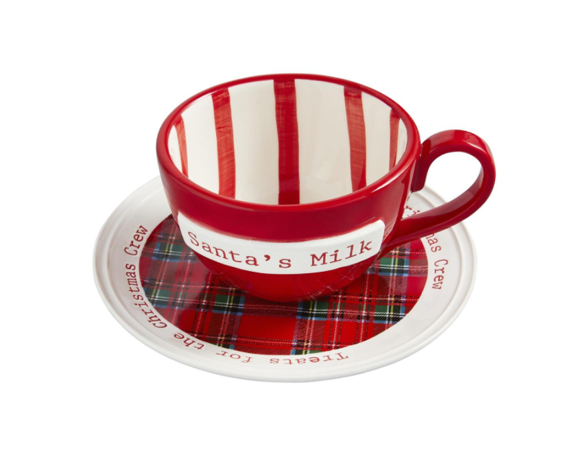 Santa's Mug and Treat Plate Set