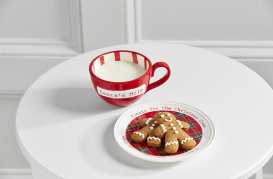 Santa's Mug and Treat Plate Set