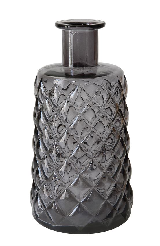 Embossed Glass Vase