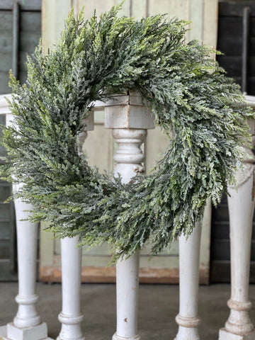 Bent Bough Cedar Wreath